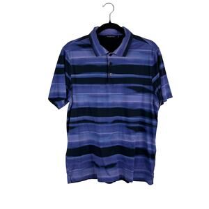 NWOT Bugatchi Uomo Polo Shirt Mens M Purple 100% Mercerized Cotton Short Sleeve